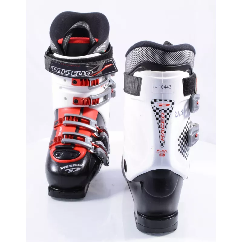 Chaussures Ski DALBELLO RACER 4, Micro, BLACK/white/red 6 Chaussures Ski DALBELLO RACER 4, Micro, BLACK/white/red – Image 4