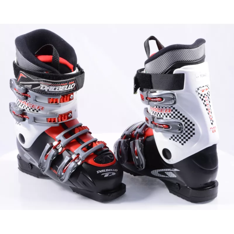 Chaussures Ski DALBELLO RACER 4, Micro, BLACK/white/red 9 Chaussures Ski DALBELLO RACER 4, Micro, BLACK/white/red – Image 7