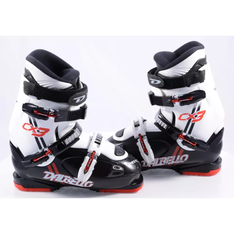 Chaussures Ski Enfant/junior DALBELLO CX 3, Black/white, Ratchet Buckle ( En PARFAIT état ) 4 Chaussures Ski Enfant/junior DALBELLO CX 3, Black/white, Ratchet Buckle ( En PARFAIT état ) – Image 2