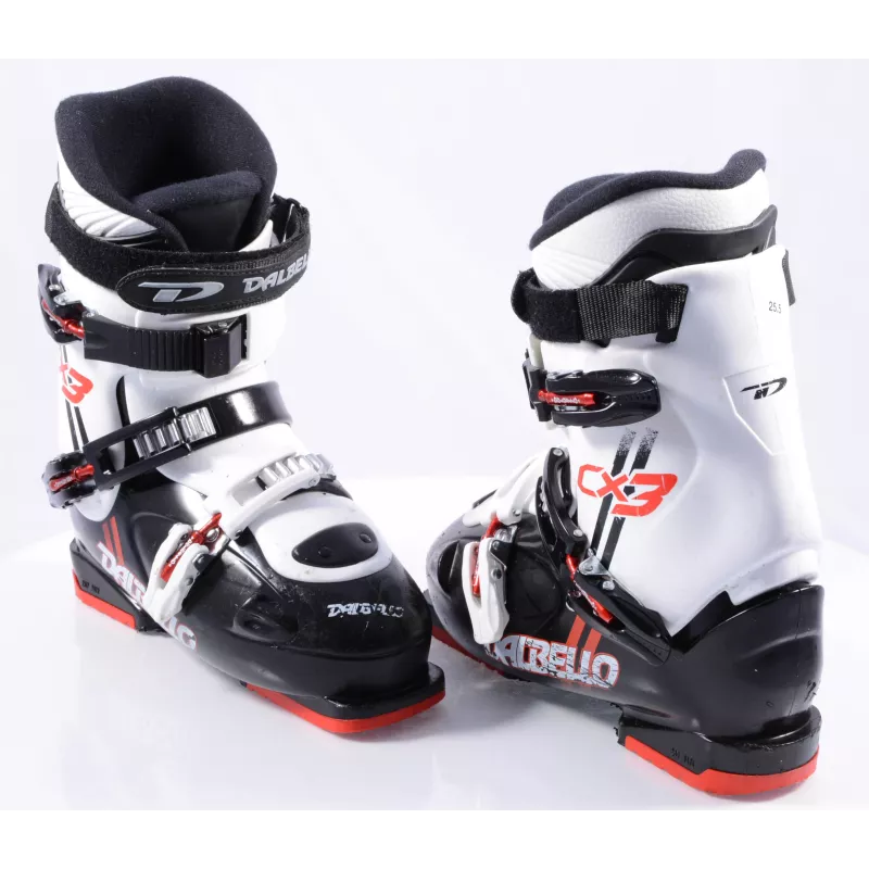 Chaussures Ski Enfant/junior DALBELLO CX 3, Black/white, Ratchet Buckle ( En PARFAIT état ) 9 Chaussures Ski Enfant/junior DALBELLO CX 3, Black/white, Ratchet Buckle ( En PARFAIT état ) – Image 7