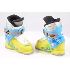 Chaussures Ski Enfant/junior DALBELLO CXR 1, 1 Ratchet Buckle, BLUE/yellow ( En PARFAIT état )
