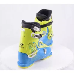Chaussures Ski Enfant/junior DALBELLO CXR 3, 2019 Ratchet Buckle, BLUE/yellow ( En PARFAIT état ) -Atomic Shop Soldes chaussures ski enfant junior dalbello cxr 3 2019 ratchet buckle blue yellow en parfait etat.jpg 2