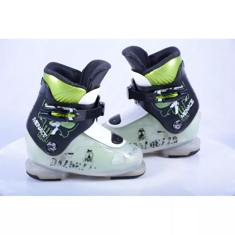 Chaussures Ski Enfant/junior DALBELLO MENACE 1, Ratchet Buckle, Transparent Green/black 4 Chaussures Ski Enfant/junior DALBELLO MENACE 1, Ratchet Buckle, Transparent Green/black – Image 2