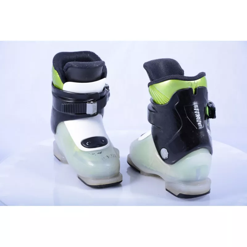 Chaussures Ski Enfant/junior DALBELLO MENACE 1, Ratchet Buckle, Transparent Green/black 8 Chaussures Ski Enfant/junior DALBELLO MENACE 1, Ratchet Buckle, Transparent Green/black – Image 6