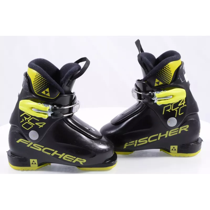 Chaussures Ski Enfant/junior FISCHER RC4 10 Jr, 2022, BLACK/yellow 4 Chaussures Ski Enfant/junior FISCHER RC4 10 Jr, 2022, BLACK/yellow – Image 2
