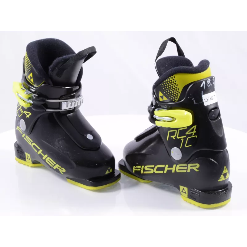 Chaussures Ski Enfant/junior FISCHER RC4 10 Jr, 2022, BLACK/yellow 9 Chaussures Ski Enfant/junior FISCHER RC4 10 Jr, 2022, BLACK/yellow – Image 7