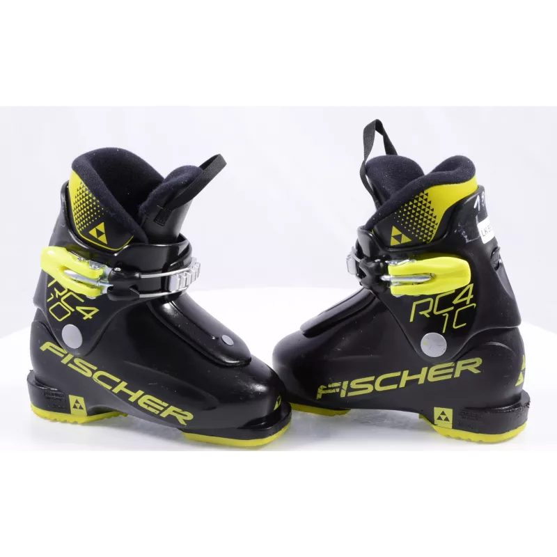 Chaussures Ski Enfant/junior FISCHER RC4 10 Jr, 2022, BLACK/yellow 3 Chaussures Ski Enfant/junior FISCHER RC4 10 Jr, 2022, BLACK/yellow