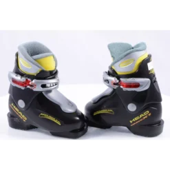 Chaussures Ski Enfant/junior HEAD CARVE X1, Black/grey/yellow