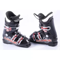 Chaussures Ski Enfant/junior LANGE RSJ 50 Black/red, Macro