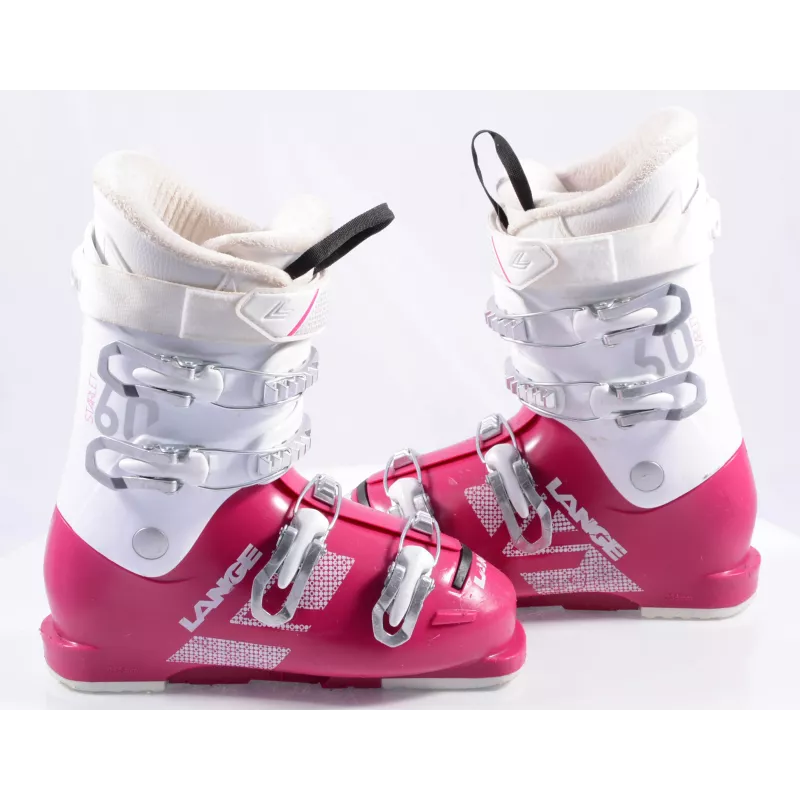 Chaussures Ski Enfant/junior LANGE STARLET RSJ 60, 2019, WHITE/pink ( En PARFAIT état ) 4 Chaussures Ski Enfant/junior LANGE STARLET RSJ 60, 2019, WHITE/pink ( En PARFAIT état ) – Image 2