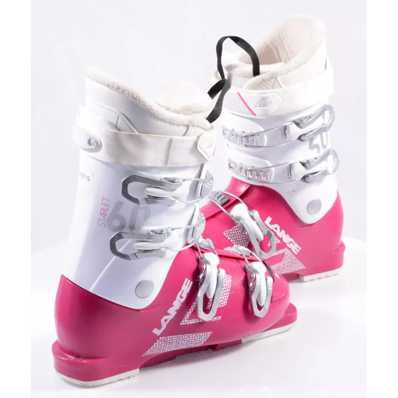 Chaussures Ski Enfant/junior LANGE STARLET RSJ 60, 2019, WHITE/pink ( En PARFAIT état ) 5 Chaussures Ski Enfant/junior LANGE STARLET RSJ 60, 2019, WHITE/pink ( En PARFAIT état ) – Image 3