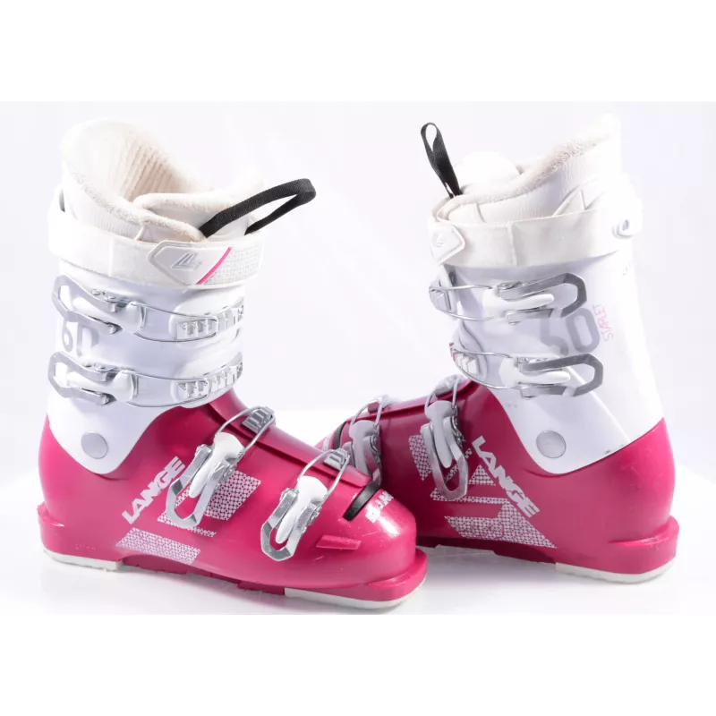 Chaussures Ski Enfant/junior LANGE STARLET RSJ 60, 2019, WHITE/pink ( En PARFAIT état ) 3 Chaussures Ski Enfant/junior LANGE STARLET RSJ 60, 2019, WHITE/pink ( En PARFAIT état )