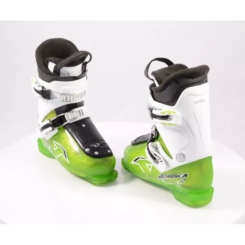 Chaussures Ski Enfant/junior NORDICA TEAM 2, Green/white 7 Chaussures Ski Enfant/junior NORDICA TEAM 2, Green/white – Image 5