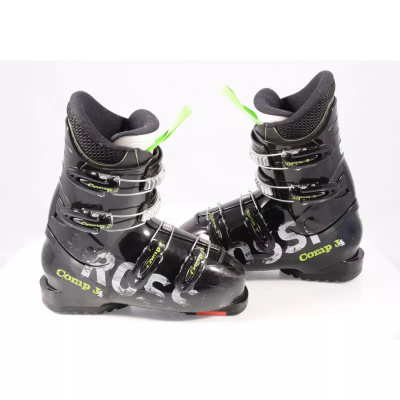 Chaussures Ski Enfant/junior ROSSIGNOL COMP J4, BLACK/green, Macro 4 Chaussures Ski Enfant/junior ROSSIGNOL COMP J4, BLACK/green, Macro – Image 2
