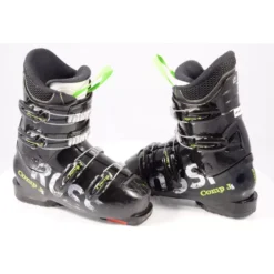 Chaussures Ski Enfant/junior ROSSIGNOL COMP J4, BLACK/green, Macro