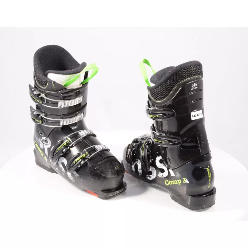 Chaussures Ski Enfant/junior ROSSIGNOL COMP J4, BLACK/green, Macro 7 Chaussures Ski Enfant/junior ROSSIGNOL COMP J4, BLACK/green, Macro – Image 5