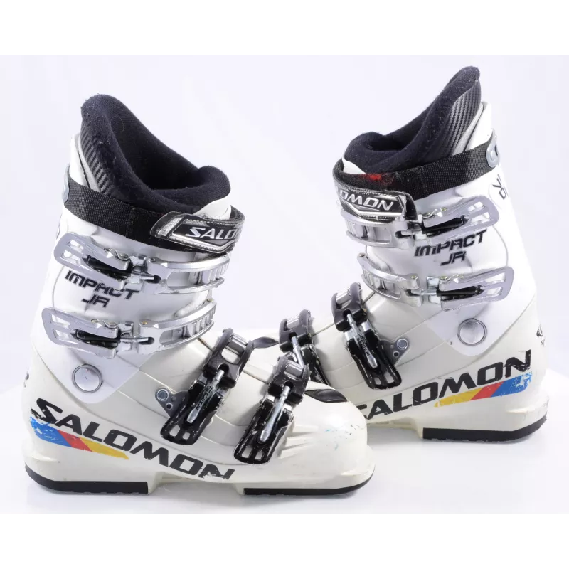 Chaussures Ski Enfant/junior SALOMON IMPACT JR, Energyzer 70, 3D Buckle, White 4 Chaussures Ski Enfant/junior SALOMON IMPACT JR, Energyzer 70, 3D Buckle, White – Image 2