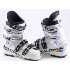Chaussures Ski Enfant/junior SALOMON IMPACT JR, Energyzer 70, 3D Buckle, White