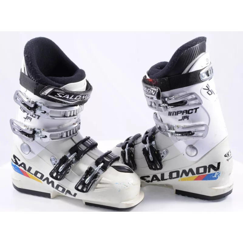 Chaussures Ski Enfant/junior SALOMON IMPACT JR, Energyzer 70, 3D Buckle, White 3 Chaussures Ski Enfant/junior SALOMON IMPACT JR, Energyzer 70, 3D Buckle, White