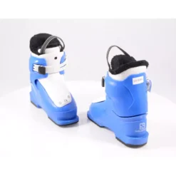 Chaussures Ski Enfant/junior SALOMON T1, BLUE ( En PARFAIT état ) -Atomic Shop Soldes chaussures ski enfant junior salomon t1 blue en parfait etat.jpg 3