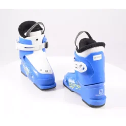 Chaussures Ski Enfant/junior SALOMON T1, BLUE ( En PARFAIT état ) -Atomic Shop Soldes chaussures ski enfant junior salomon t1 blue en parfait etat.jpg 4
