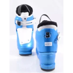 Chaussures Ski Enfant/junior SALOMON T1, BLUE/white ( En PARFAIT état ) -Atomic Shop Soldes chaussures ski enfant junior salomon t1 blue white en parfait etat.jpg 3