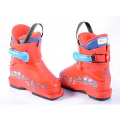 Chaussures Ski Enfant/junior SALOMON T1 Red, TELETABIZ ( En PARFAIT état )