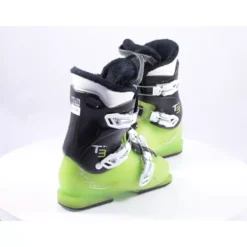 Chaussures Ski Enfant/junior SALOMON T3, GREEN/black -Atomic Shop Soldes chaussures ski enfant junior salomon t3 green black.jpg 2