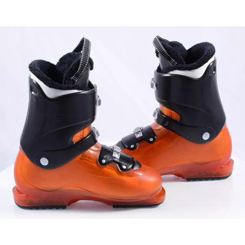 Chaussures Ski Enfant/junior SALOMON TEAM T3 Orange, Ratchet Buckle 8 Chaussures Ski Enfant/junior SALOMON TEAM T3 Orange, Ratchet Buckle – Image 6