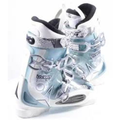 Chaussures Ski Femme ATOMIC LIVE FIT 80, Sanitized, COMFORT Automatic, SUPER Fit, WHITE/turquoise ( En PARFAIT état ) -Atomic Shop Soldes chaussures ski femme atomic live fit 80 sanitized comfort automatic super fit white turquoise en parfait etat.jpg 2