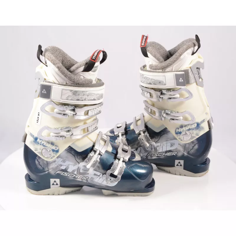 Chaussures Ski Femme FISCHER HYBRID W9+, SOMAtec, Thermo Shape, SKI/WALK, Micro, Macro ( En PARFAIT état ) 4 Chaussures Ski Femme FISCHER HYBRID W9+, SOMAtec, Thermo Shape, SKI/WALK, Micro, Macro ( En PARFAIT état ) – Image 2