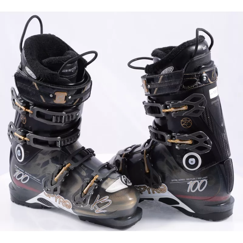 Chaussures Ski Femme K2 SPYRE 100, Energy Interlock, Lux Fit, Powerfuse Spyne, Micro ( En PARFAIT état ) 3 Chaussures Ski Femme K2 SPYRE 100, Energy Interlock, Lux Fit, Powerfuse Spyne, Micro ( En PARFAIT état )