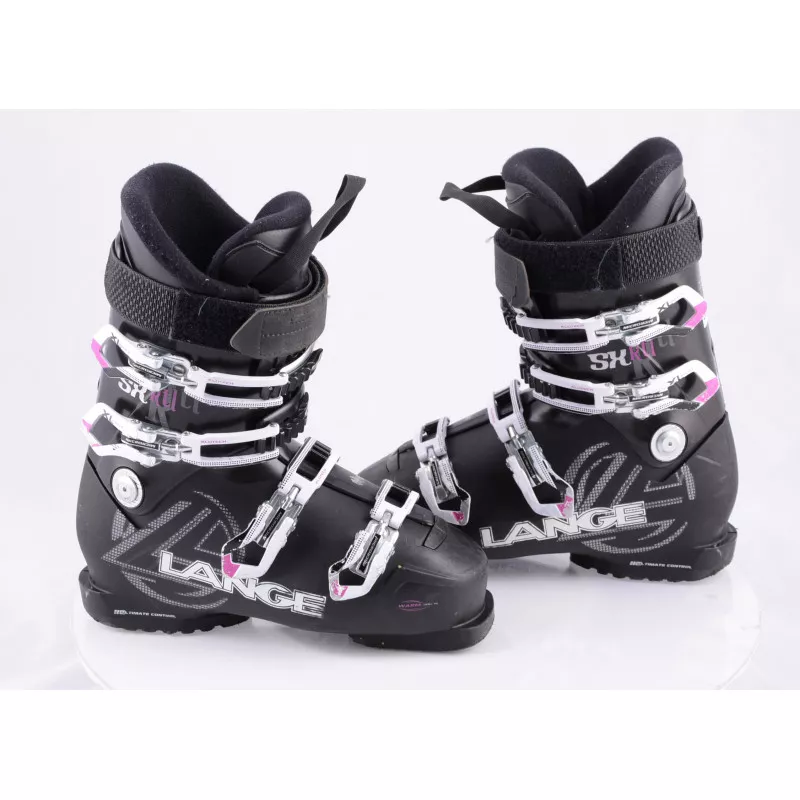 Chaussures Ski Femme LANGE SX 80 RTL W, BLACK/purple, Micro, Macro, Alu-tech, WARM Inside, ULTIMATE Control 4 Chaussures Ski Femme LANGE SX 80 RTL W, BLACK/purple, Micro, Macro, Alu-tech, WARM Inside, ULTIMATE Control – Image 2