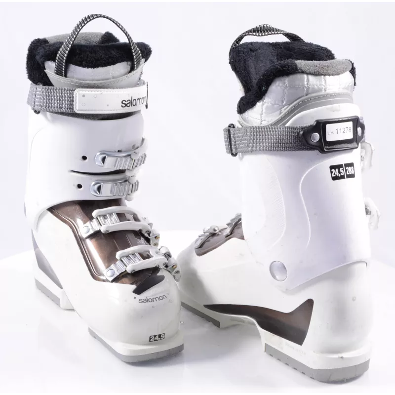 Chaussures Ski Femme SALOMON DIVINE 770, Extended Lever, Micro, Macro, White/transparent Brown 7 Chaussures Ski Femme SALOMON DIVINE 770, Extended Lever, Micro, Macro, White/transparent Brown – Image 5