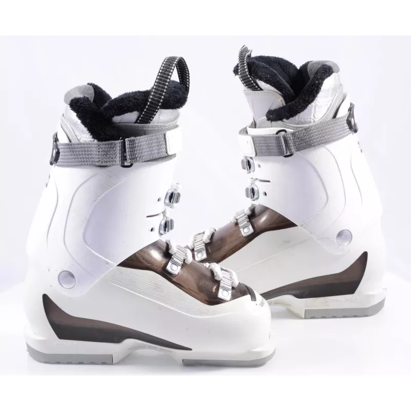 Chaussures Ski Femme SALOMON DIVINE 770, Extended Lever, Micro, Macro, White/transparent Brown 8 Chaussures Ski Femme SALOMON DIVINE 770, Extended Lever, Micro, Macro, White/transparent Brown – Image 6