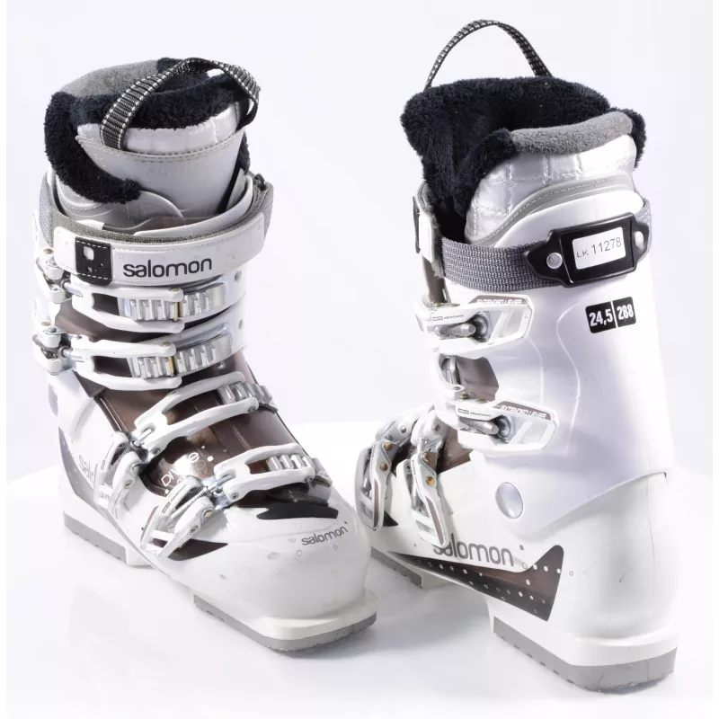 Chaussures Ski Femme SALOMON DIVINE 770, Extended Lever, Micro, Macro, White/transparent Brown 9 Chaussures Ski Femme SALOMON DIVINE 770, Extended Lever, Micro, Macro, White/transparent Brown – Image 7