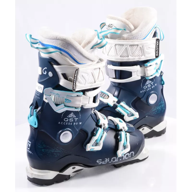 Chaussures Ski Femme SALOMON QST ACCESS 80 W 2019, SKI/WALK, Ratchet Buckle, Micro, Dark Blue/white 5 Chaussures Ski Femme SALOMON QST ACCESS 80 W 2019, SKI/WALK, Ratchet Buckle, Micro, Dark Blue/white – Image 3