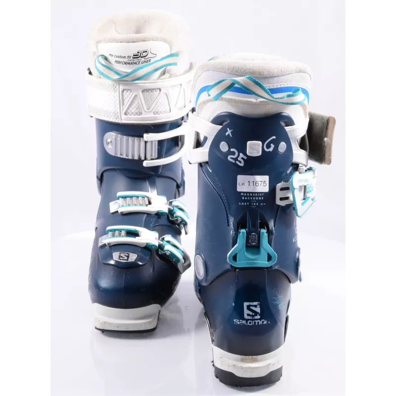 Chaussures Ski Femme SALOMON QST ACCESS 80 W 2019, SKI/WALK, Ratchet Buckle, Micro, Dark Blue/white 6 Chaussures Ski Femme SALOMON QST ACCESS 80 W 2019, SKI/WALK, Ratchet Buckle, Micro, Dark Blue/white – Image 4