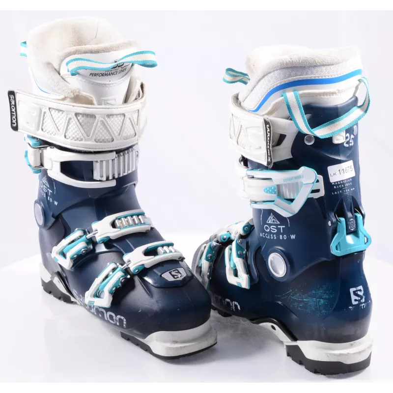 Chaussures Ski Femme SALOMON QST ACCESS 80 W 2019, SKI/WALK, Ratchet Buckle, Micro, Dark Blue/white 9 Chaussures Ski Femme SALOMON QST ACCESS 80 W 2019, SKI/WALK, Ratchet Buckle, Micro, Dark Blue/white – Image 7