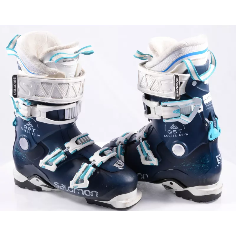 Chaussures Ski Femme SALOMON QST ACCESS 80 W 2019, SKI/WALK, Ratchet Buckle, Micro, Dark Blue/white 3 Chaussures Ski Femme SALOMON QST ACCESS 80 W 2019, SKI/WALK, Ratchet Buckle, Micro, Dark Blue/white