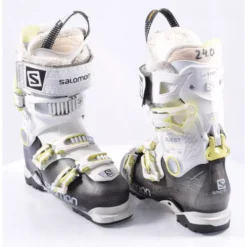 Chaussures Ski Femme SALOMON QUEST ACCESS 80 W, SKI/WALK, Magnesium Backbone, Micro, Grey/white/yellow ( En PARFAIT état ) -Atomic Shop Soldes chaussures ski femme salomon quest access 80 w ski walk magnesium backbone micro grey white yellow en parfait etat.jpg 6