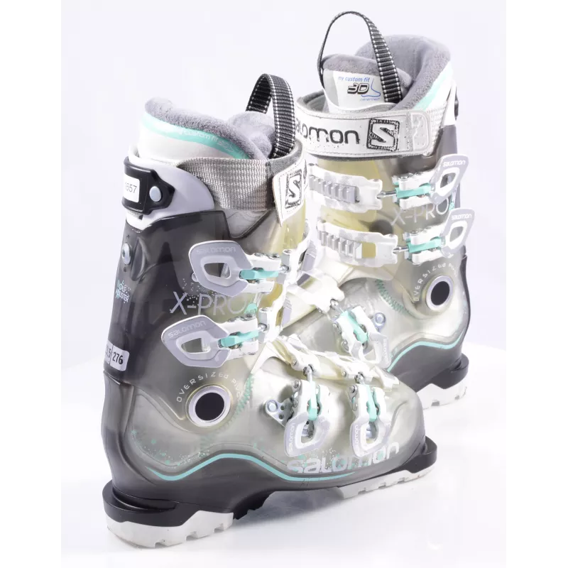 Chaussures Ski Femme SALOMON X-PRO R70 W, Micro, Macro, Canting, Trans/grey ( En PARFAIT état ) 5 Chaussures Ski Femme SALOMON X-PRO R70 W, Micro, Macro, Canting, Trans/grey ( En PARFAIT état ) – Image 3