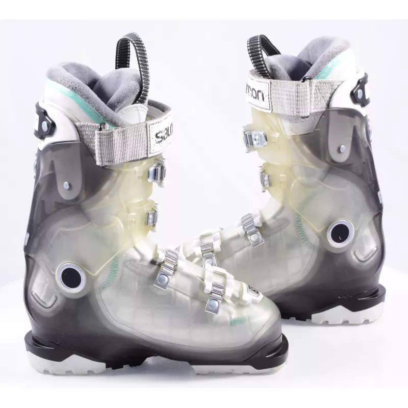 Chaussures Ski Femme SALOMON X-PRO R70 W, Micro, Macro, Canting, Trans/grey ( En PARFAIT état ) 8 Chaussures Ski Femme SALOMON X-PRO R70 W, Micro, Macro, Canting, Trans/grey ( En PARFAIT état ) – Image 6