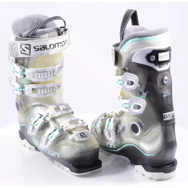 Chaussures Ski Femme SALOMON X-PRO R70 W, Micro, Macro, Canting, Trans/grey ( En PARFAIT état ) 9 Chaussures Ski Femme SALOMON X-PRO R70 W, Micro, Macro, Canting, Trans/grey ( En PARFAIT état ) – Image 7