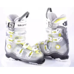 Chaussures Ski Femme SALOMON X PRO R80 W, Transp/yellow, CALF Adj., MY CUSTOM FIT 3D, Micro, Macro ( En PARFAIT état )