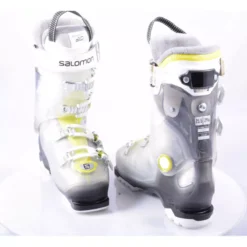 Chaussures Ski Femme SALOMON X PRO R80 W, Transp/yellow, CALF Adj., MY CUSTOM FIT 3D, Micro, Macro ( En PARFAIT état ) -Atomic Shop Soldes chaussures ski femme salomon x pro r80 w transp yellow calf adj my custom fit 3d micro macro en parfait etat.jpg 3
