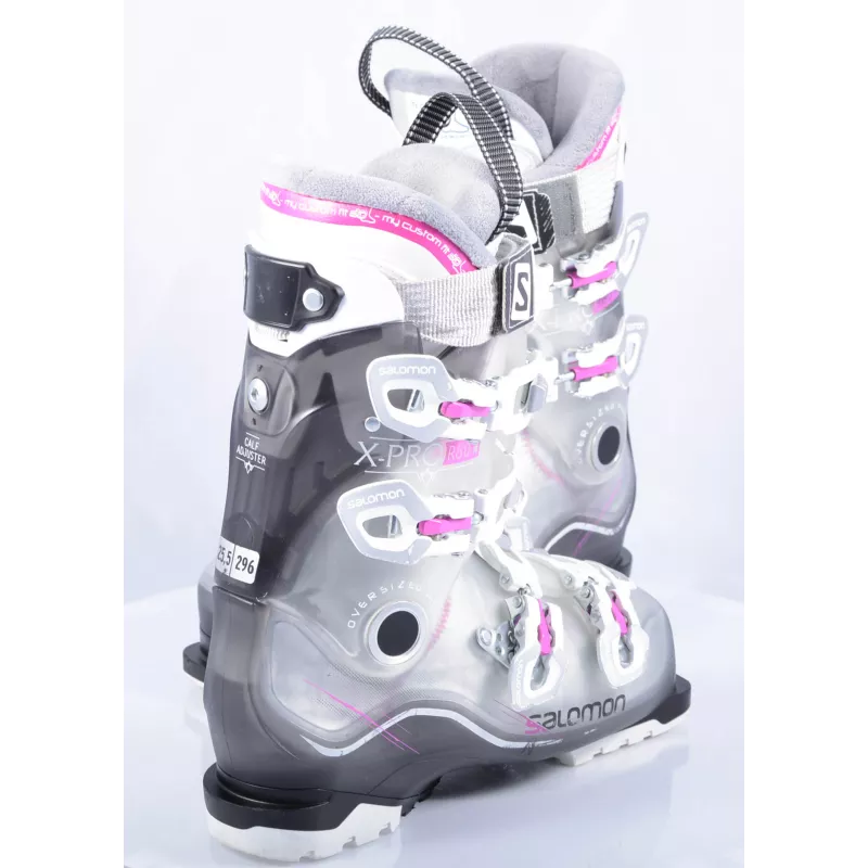 Chaussures Ski Femme SALOMON X-PRO W R80 Transp/cykl, Oversized Pivot, My Custom Fit 3D, Micro, Macro 5 Chaussures Ski Femme SALOMON X-PRO W R80 Transp/cykl, Oversized Pivot, My Custom Fit 3D, Micro, Macro – Image 3
