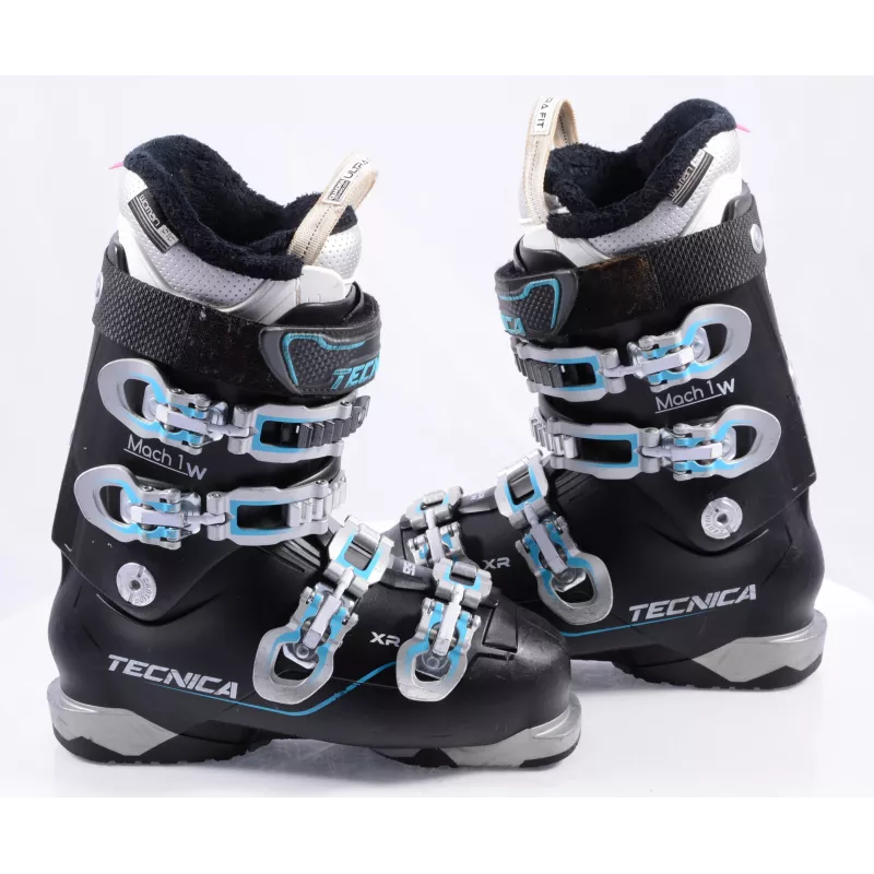 Chaussures Ski Femme TECNICA MACH 1 W XR, Rebound, Ultra Fit, Quadra Technology, Black/blue 4 Chaussures Ski Femme TECNICA MACH 1 W XR, Rebound, Ultra Fit, Quadra Technology, Black/blue – Image 2