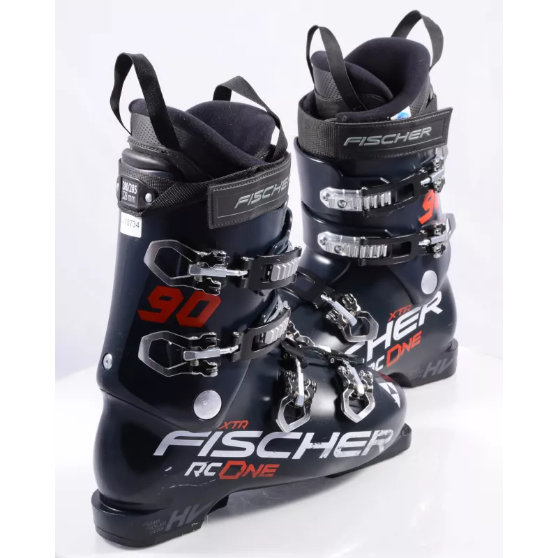Chaussures Ski FISCHER RC One 90 XTR 2021, DARK BLUE/red 5 Chaussures Ski FISCHER RC One 90 XTR 2021, DARK BLUE/red – Image 3