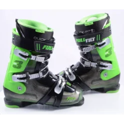 Chaussures Ski FULL TILT THE ORIGINAL 3, High 5, Quick Fit, Custom Moldable Liners, Canting, Trans/green ( En PARFAIT état ) -Atomic Shop Soldes chaussures ski full tilt the original 3 high 5 quick fit custom moldable liners canting trans green en parfait etat.jpg 1